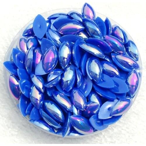 DIY 2000pcs/lot 6*12mm Flat-back AB resin horses rhinestones wedding&party decoration gift resin drill D435*2K
