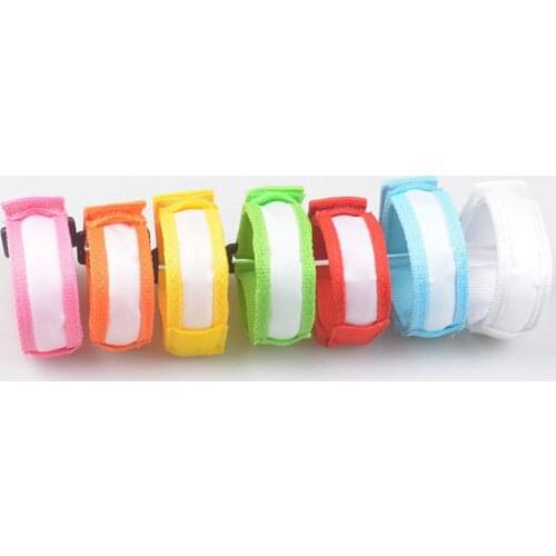 LED Flashing Wrist Band Bracelet Arm Band Belt Cloth Multi Colors Light Up Dance Party Glow for Party Decoration Gift