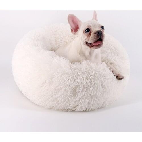 Comfy Calming Dog Beds for Large Medium Small Dogs Puppy Labrador Amazingly Cat Marshmallow Washable Plush Pet Bed