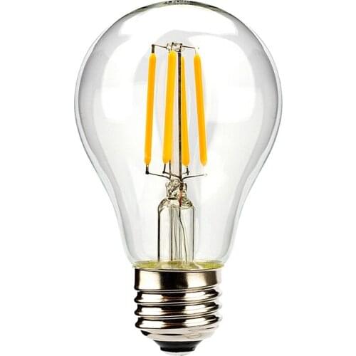 Leadleds Vintage led bulb A60 a19 E27 4W 120V AC warm light 2700k antique bulb replace incandescent lamp for decorative lighting