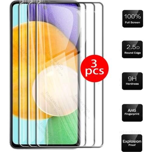 3pcs glass for samsung galaxy a52 case for samsun glass For samsung A52 a 52 52a glasses samsunga52 2021 phone cover film 6.5