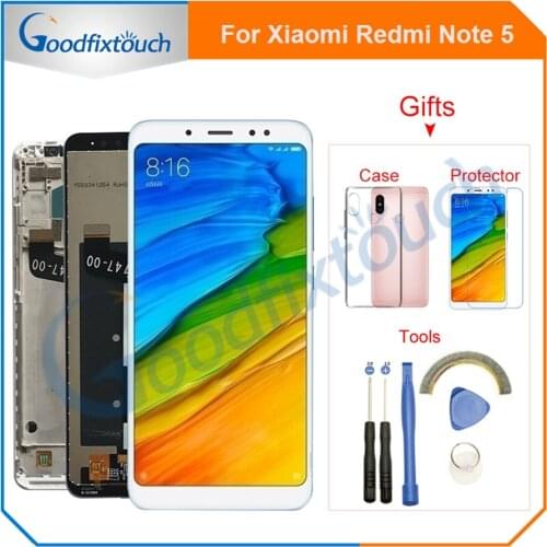 For Xiaomi Redmi Note 5 Note5 NT5 LCD Display Touch Screen Digitizer Assembly With Frame Replacement Parts With Free Gift