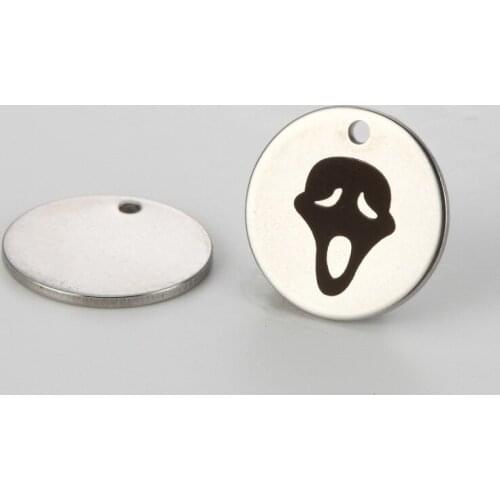 11 Styles Stainless Steel Halloween Gift Pendant Charms Taro broom grave pumpkin candy Charm Dangle DIY Accessories Jewelry