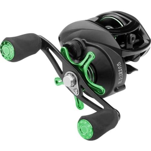 2 spools high Gear ratio 8.1:1 13 bearings lures fishing reel water drops reel sea and fresh water Dual use