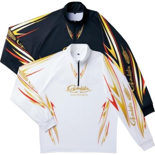 2019 Gamakatsu Fishing Shirts Mens Long Sleeve Autumn Quick Dry Fishing Clothing Plus Size Summer Fishing Clothes Fishing Jersey