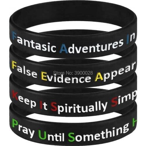 300pcs A spiritual reminder for that special person in your life silicone wristband bracelet free shipping by DHL