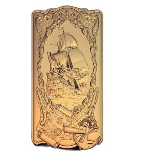 2 pieces boat 3D Relief Model in STL format CNC Router Carving Engraving Artcam aspire M90