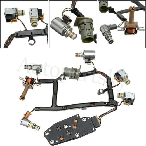 4L60E Transmission Solenoid Kit With Harness For GM 1993-2002 TCC EPC Shift 3-2 PWM 7pc Set Original Refurbished