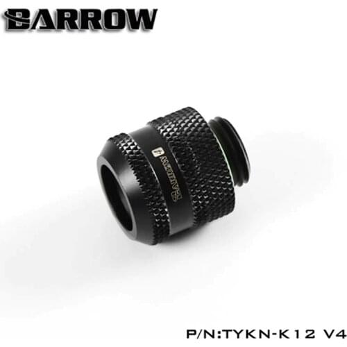 Barrow TYKN-K12 V4/TYKN-K1410 V4/TYKN-K16 V4 Connection Fitting for OD12mm/14mm/16mm Hard tube water cooler Hand Twist