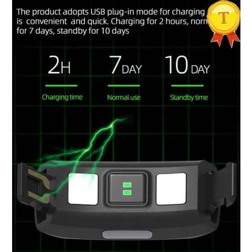 Blood pressure wristband heart rate PPG ECG smart bracelet watch health Wearable device wristband Alarm clock 10 days standby