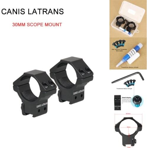Canis Latrans Tactical airsoft accessories 30mm rifle Scope Mount for 11mm rail for hunting rifle scope GZ24-0123B