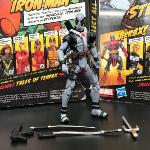 MU Universe 3.75" X Force Gray Suit Deadpool Loose Action Figure