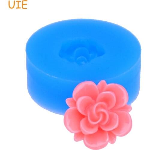 HYL193U 13.5mm Mini Flower Silicone Mold for Fondant, Cake Decoration, Polymer Clay, Cabochon Candy, Resin, Gum Paste, Food Safe