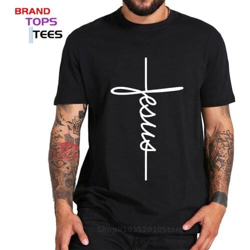 Jesus Cross Christianity Letter print T shirt Signed by God Real Men Pray T-Shirt Christian Jesus Religious Faith Christ T-Shirt