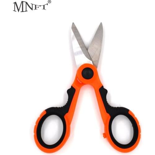 MNFT 14cm Mini Fish Use Scissors Multifunction Portable Fishing Tools & 1 Set Storage Case