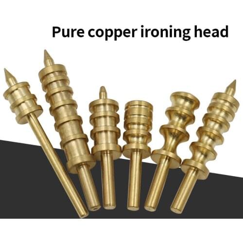 JINRUI Handmade diy leather edge banding heating edge device pure copper edge ironing iron leather thread treatment