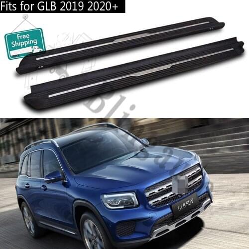 Running board fits for M.ercedes Benz GLB 2019 2020+ side steps nerf bar car pedal side stairs side bar 2PCS