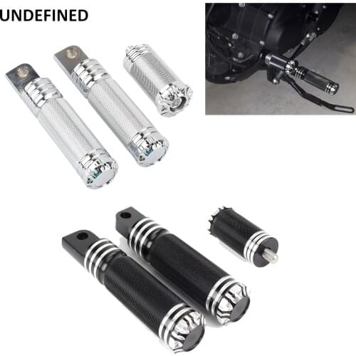 Motorcycle Foot Peg Footrest Pedal + Shifter Pegs For Harley Sportster 883 1200 XL Touring Road King Dyna Fatboy V-Rod Softail