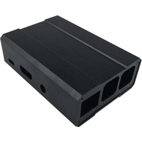 Raspberry Pi 3 Model B Black Aluminum Case Sliver Aluminum Enclosure Box Cover Shell for RPI 3