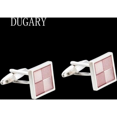 DUGARY Luxury shirt cufflinks for mens Brand cuff buttons cuff links High Quality Square wedding abotoaduras Jewelry gemelos