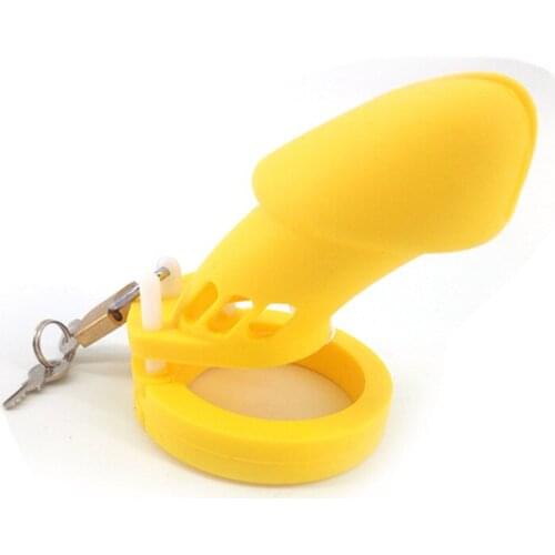 8 Colors CB6000 Silicone Male Chastity Devices Chastity Cage with Lock and 5 Penis Ring Penis Restraint Bondage Kit BDSM for Men