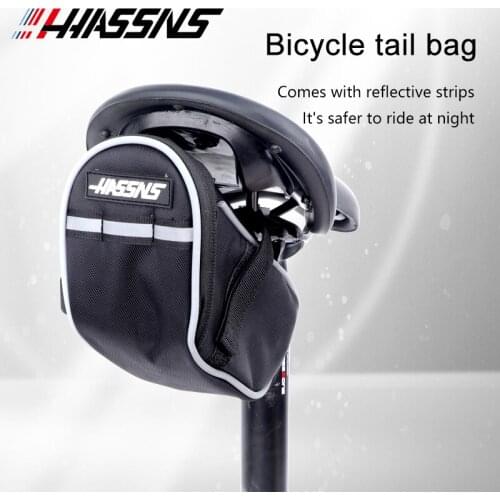 HASSNS Bike Saddle Bag Mountain Road Bicycle Basket Mens Backpack Mtb Pannier Cycling Cellular Door Seat Waterproof Handbag
