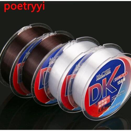 POETRYYI 100M XPS Super Strong Monofilament transparent/brown Nylon Carp Fishing Line Not Fluorocarbon line 30
