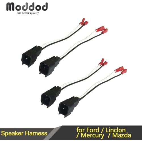 For Ford Lincoln Mercury Speaker Wire Harness Connects Aftermarket to OEM Adapter SP-5600 72-5600 Wiring Cable 2 Pairs