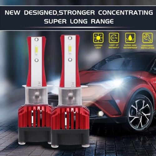 1Pair F6 H3 H11 HB3 HB4 9007 H4 H7 LED Conversion Kit Anti CSP Auto Automobiles Car Headlight Bulbs LED Lamp 9~32v