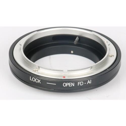 SHOWSHOOT FD-AI Lens Adapter Ring Lens Mount For Canon FD Lens Fit For Nikon AI F Mount Lenses For Macro Shooting