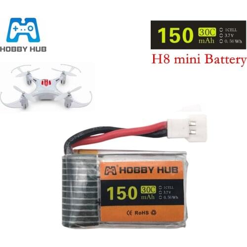 5pcs/lot 3.7V 150mAh 30C For H20 H36 F36 Eachine H8 Mini H36 H48 F36 RC Quadcopter Halicopters battery