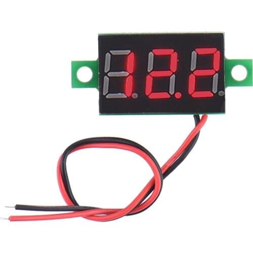 DC4.5-30V LED Digital Voltage Voltmeter 2 Wire Red LED Display Voltmeter High Quality Digital Voltage Measuring Instrumen 1PC J3