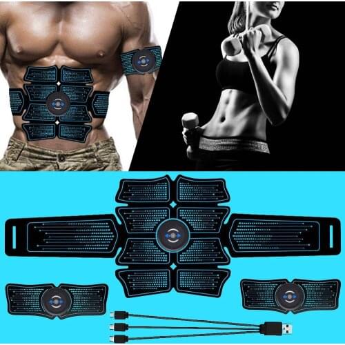 Home Gym Abdominal Muscle Stimulator Trainer Sport Fitness Equipment Training Gear Muscles Electrostimulator Toner Exercise Abs