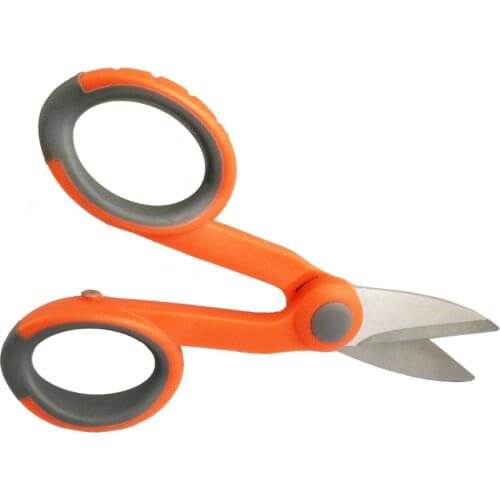Hot sale 2pcs/lot Kevlar Scissors Shears Comfortable Fiber Pigtail Jumper Cutting Optic Tool for Optical Fiber 5.0