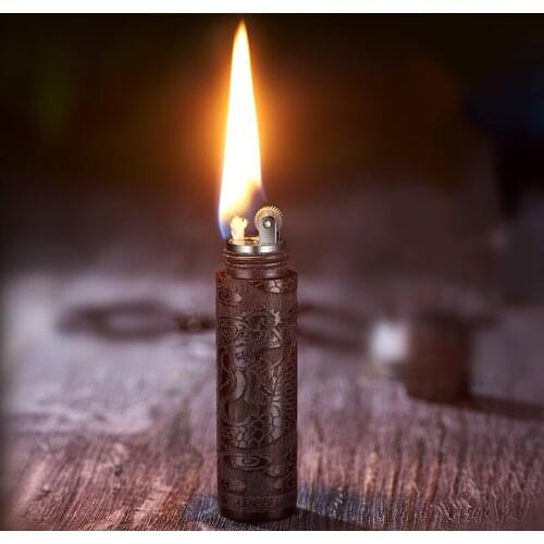 Sandalwood Kerosene Ashtray Machine Fire Folding Machine Long/Short Casual Play Cigarette Accessories