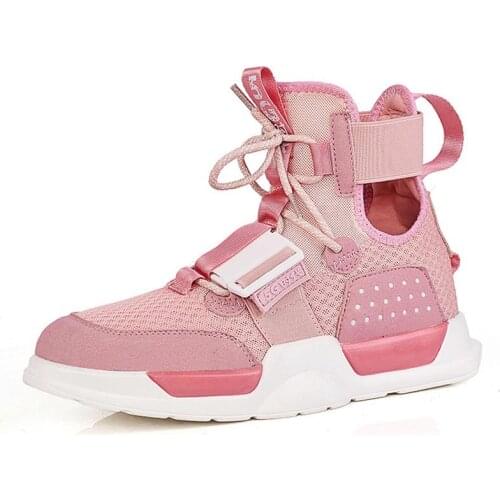 Oversize Summer High Top Women Sport Shoes Men Sneakers Women Running Shoes Women Pink Womens Sports Shoes