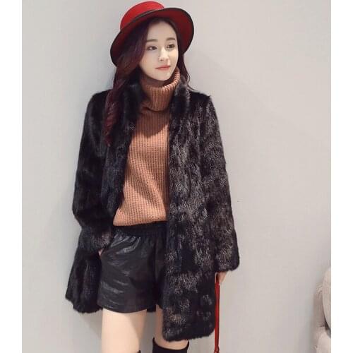 LOVELY-JINNUO Mink Coats