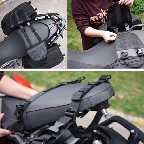 Motorcycle Waterproof Racing Race Moto Helmet Travel Bags Suitcase Saddlebags With One Pair of Raincoat