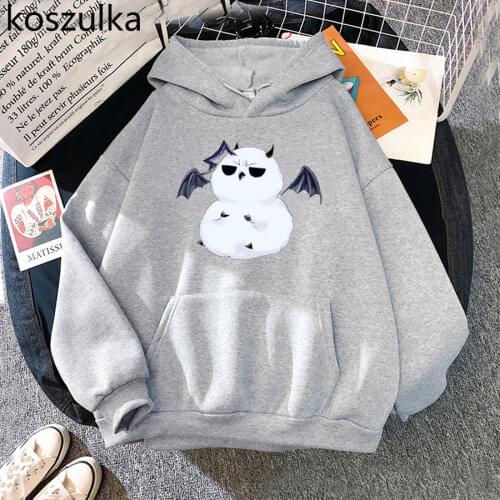 Eggie Sensei Hoodies Anime Welcome to Demon School Iruma Hoodie Sweatshirt Plus Size Fleece Hoodied Harajuku Tops Men