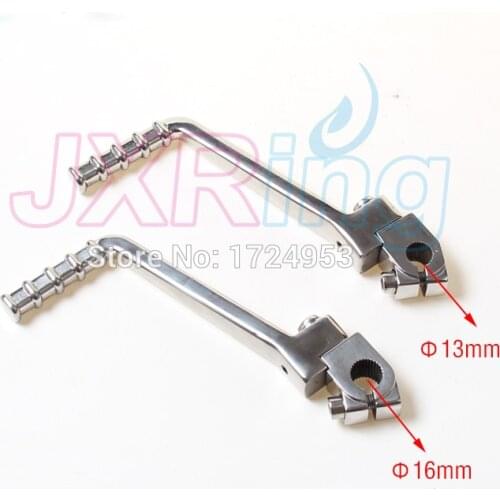 Stainless Steel Kick Start Lever 13mm/16mm Mounting Hole For Motorcycle ATV MX YX GPX KAYO 140/150/160cc Dirt bike Spare Parts