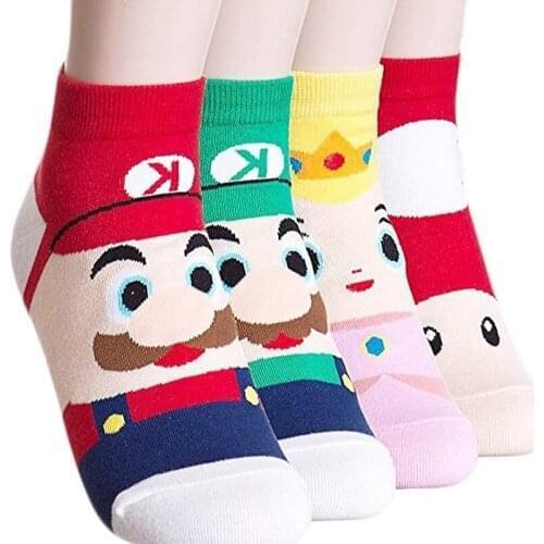 Super Mario bros Cartoon Kids Odyssey Yoshi anime Socks Casual xxx boys and girls socks Toys Boys Cosplay Children Sock gift