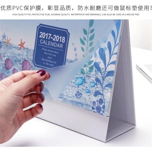 One piece Home Planner Family Calendar School Year runs September 2017 to December 2018