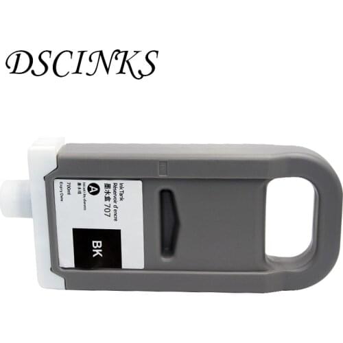 PFI707 PFI 707 for Canon IPF 830 840 850 IPF830 IPF840 IPF850 printer compatible ink cartridge with chip and pigment ink