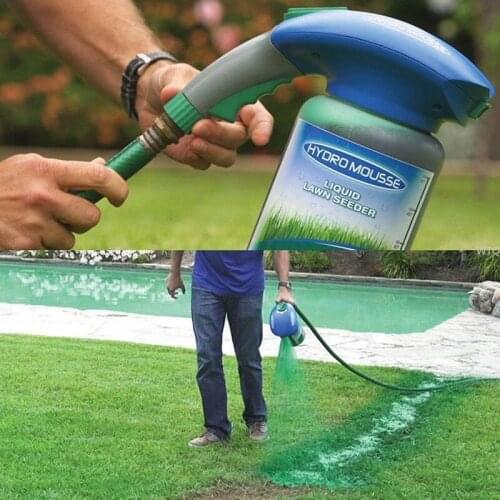 Plastic Hydro Mousse Seed Sprayer Professional Gun Liquid Lawn Seed Sprinkler Easy Spray Pot Watering Can Garden Grass Lawn Care
