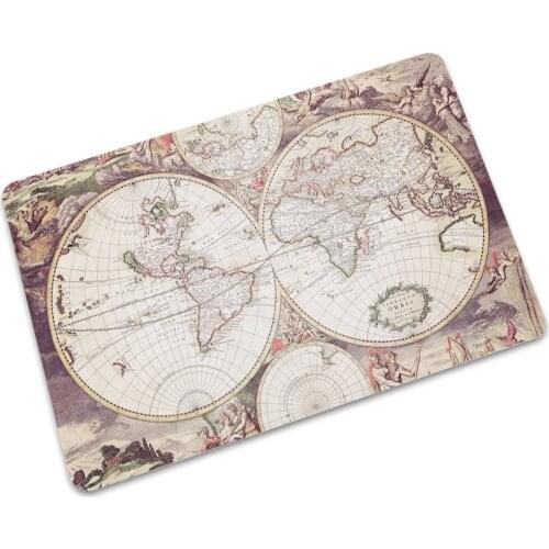 Drop shipping Rubber Thin Non-Slip Floor Mat Doormats Home for Bedroom Indoor Outdoor Kids Door Mat