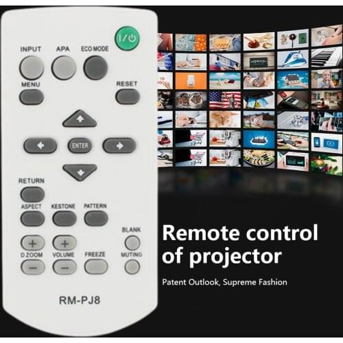 Projector Remote Control Replacement for Sony RM-PJ8 VPL-CX63 RM-PJ5/PJ6/PJ10 Wireless Switch Projector Universal Accessories