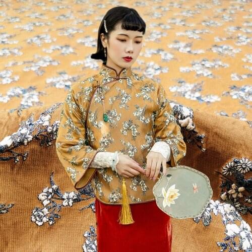 Embossed Jacquard Fabric Polyester Fiber Impermeable Comfortable Soft Shirt Dress Windbreaker Jacket Fabrics Sewing Material