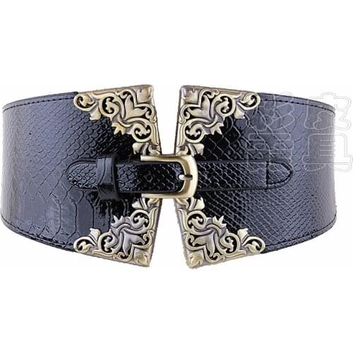 Womens Fashion Elastic Stretch Waist Belt Faux Leather Belts Ladies Clothing Accesoories Female Decorations