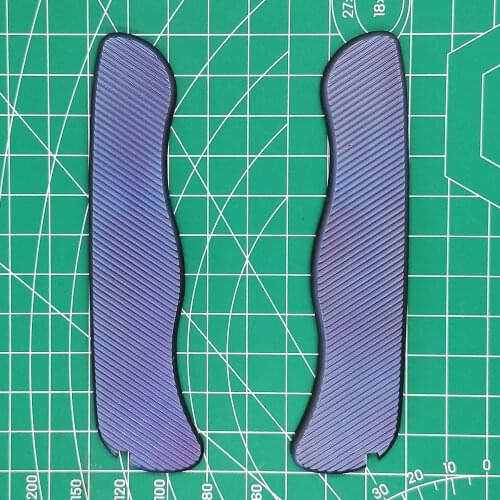 Custom Made Titanium Alloy TC4 Scales Handle for 111 mm Victorinox Swiss Army Knife