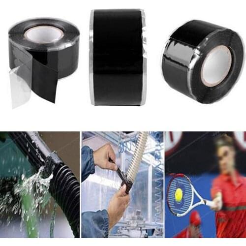 2.5x300cm Silicone Super Fix Strong Adhesive Tape Heat Resistance Wires Pipes Sealer Waterproof Pipe Tape Sealing Repair Tape